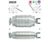 MITSUBISHI MB924076 Catalytic Converter
